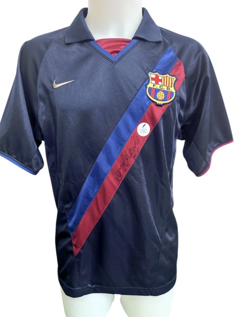Barcelona Official Shirt, 2002/03 - Signed by Ronaldinho