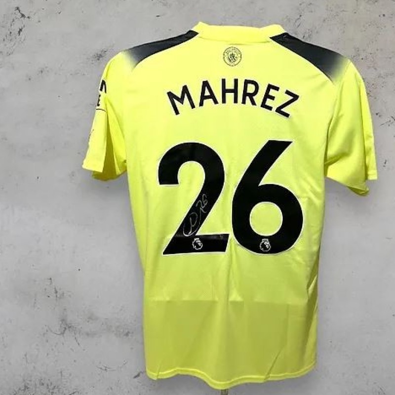 Mahrez Manchester City 2022/2023 Signed Official Third Shirt 