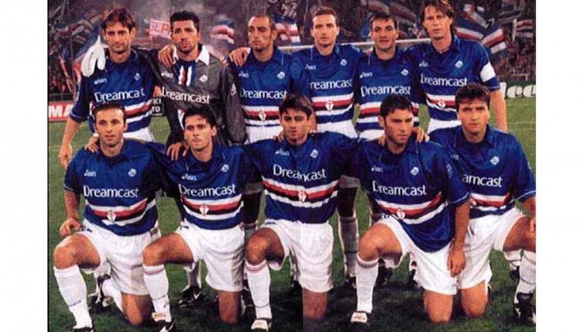 Palmieri's Sampdoria Worn Shirt, 1999/00