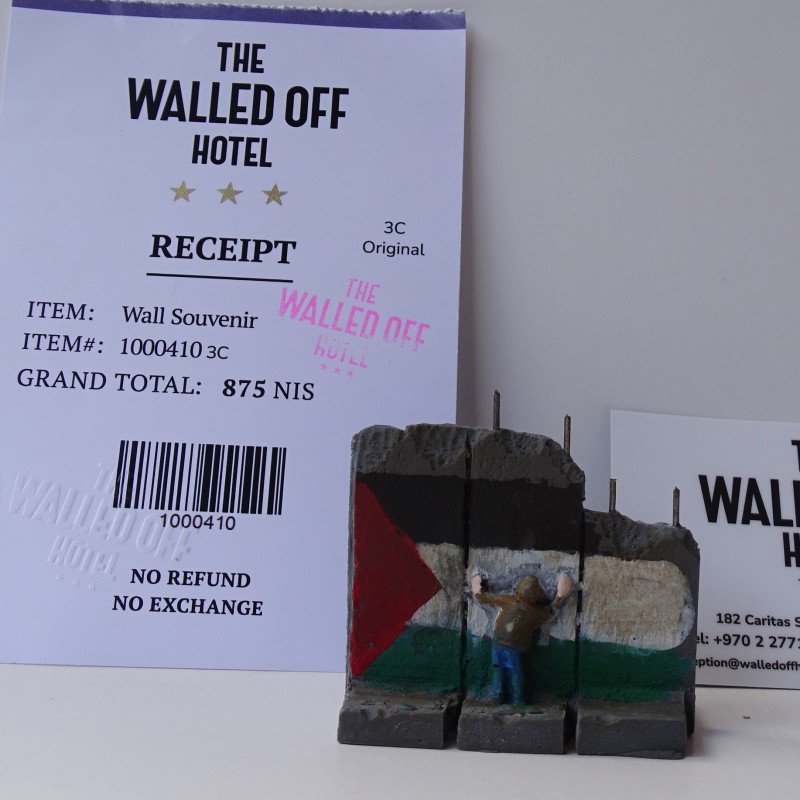 Banksy Sculpture "The Walled Off Hotel"