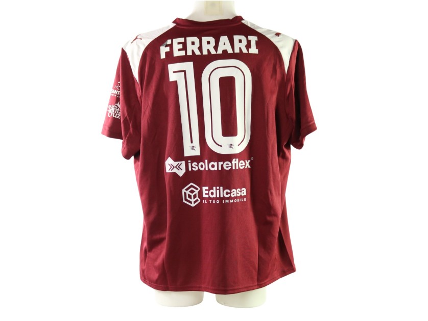Ferrari's Unwashed Shirt, Salernitana vs Foggia 2025 - Carlo Ricchetti Special Patch