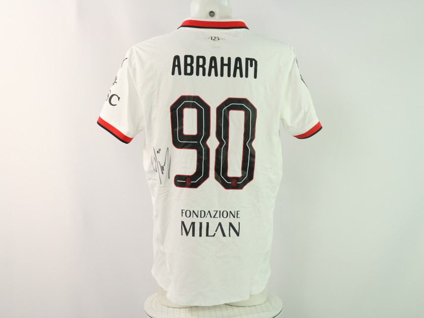 Abraham's Milan Official Signed Shirt, 2024/25