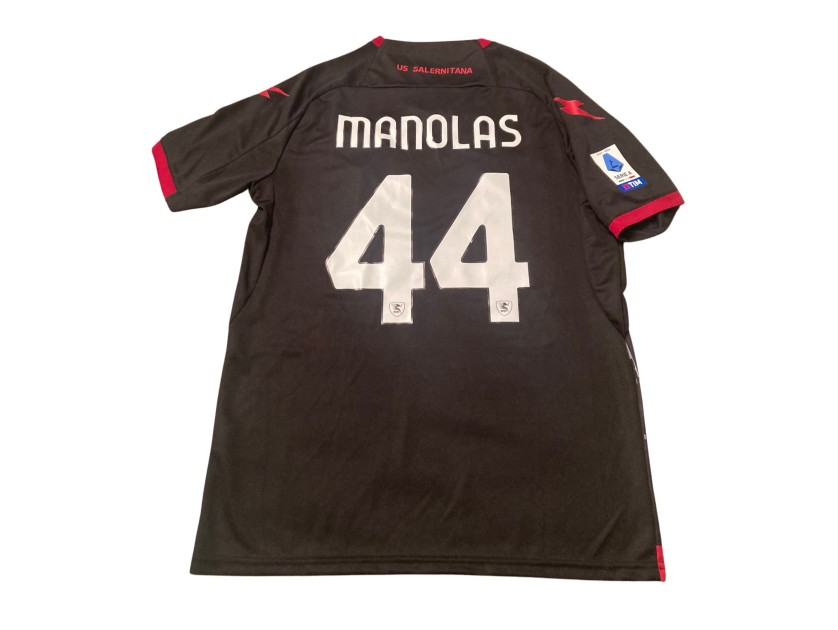 Manolas' Salernitana Match-Issued Shirt, 2023/24