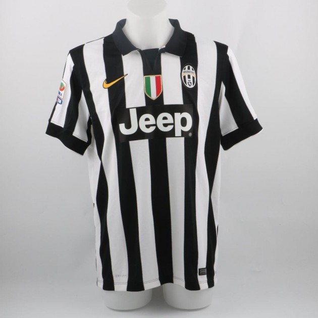 Juventus official replica Tevez shirt, Serie A 2014/2015 - signed