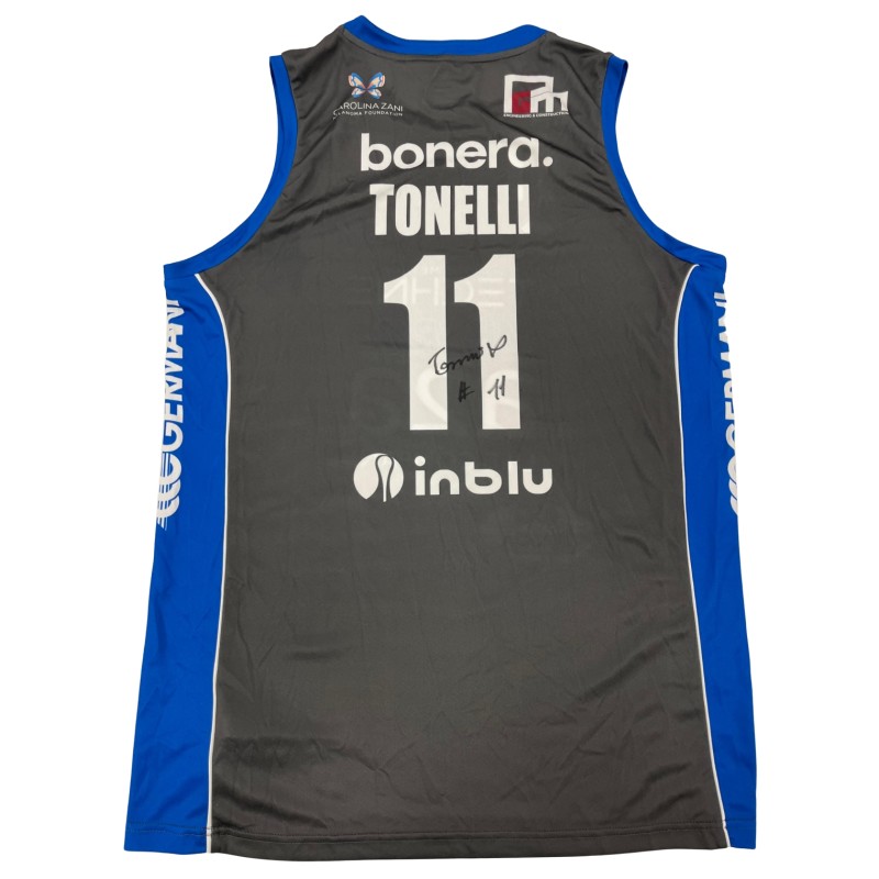 Tonelli's Germani Brescia vs Olimpia Milano Signed Unwashed Set, Coppa Italia 2025