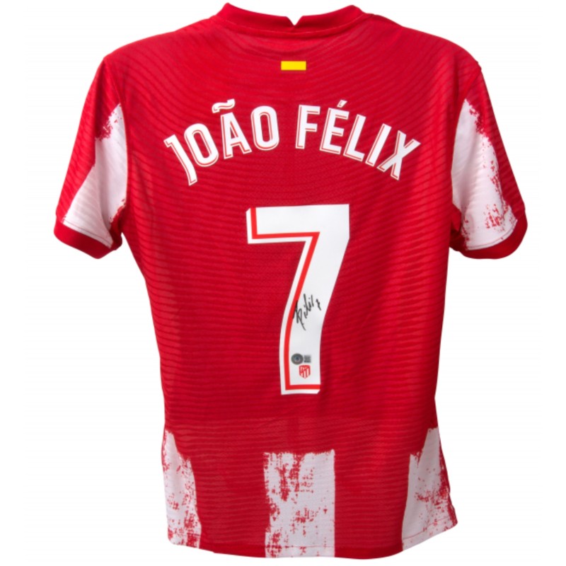 Joao Felix's Atletico Madrid Signed Replica Shirt