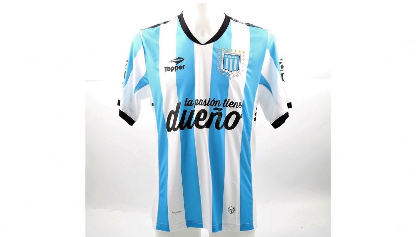 Signed Official Milito 2015 16 Racing Club Shirt CharityStars