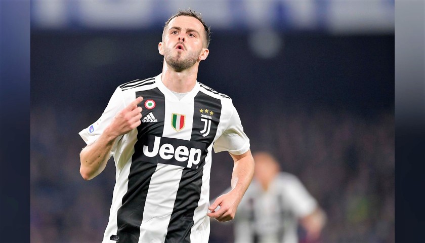 Pjanic's Juventus Worn and Unwashed Shirt, Serie A 2018/19 