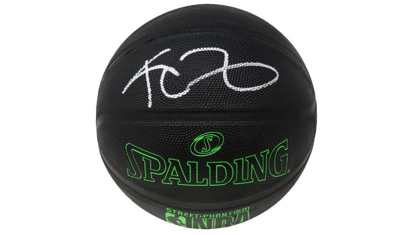 Pallone da basket nero NBA autografato da Kevin Garnett 