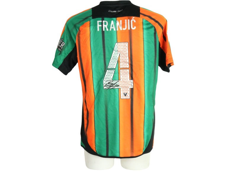 Maglia Franjic Unwashed Frosinone vs Venezia, 2026 - Autografata