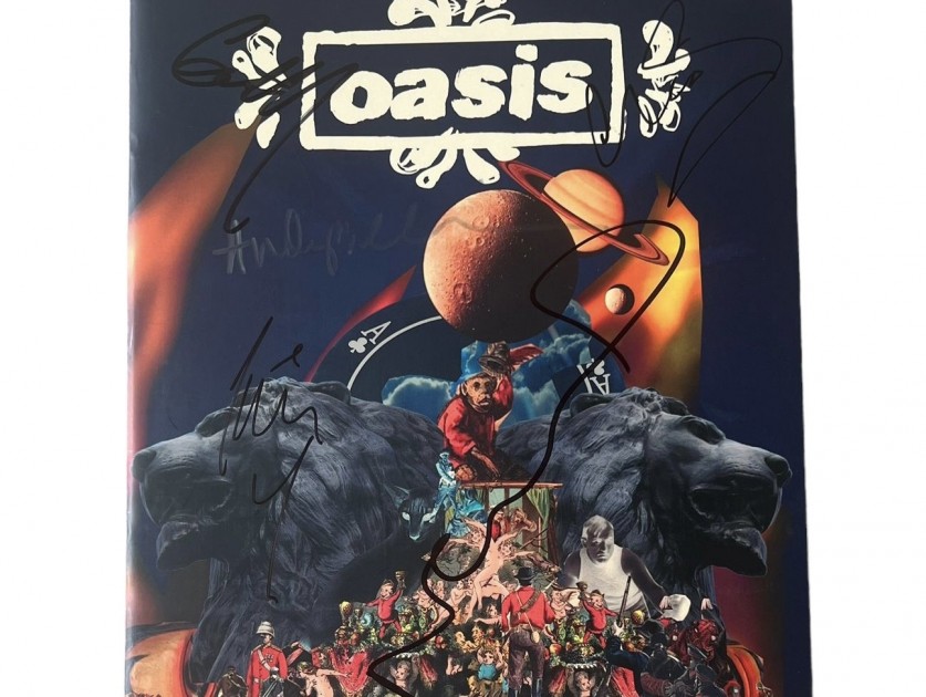 Oasis Signed 'Dig Out Your Soul' 2008 Concert Tour Programme