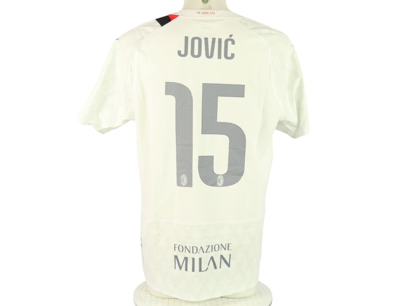 Maglia ufficiale Jovic Milan, UCL 2023/24 - Autografata
