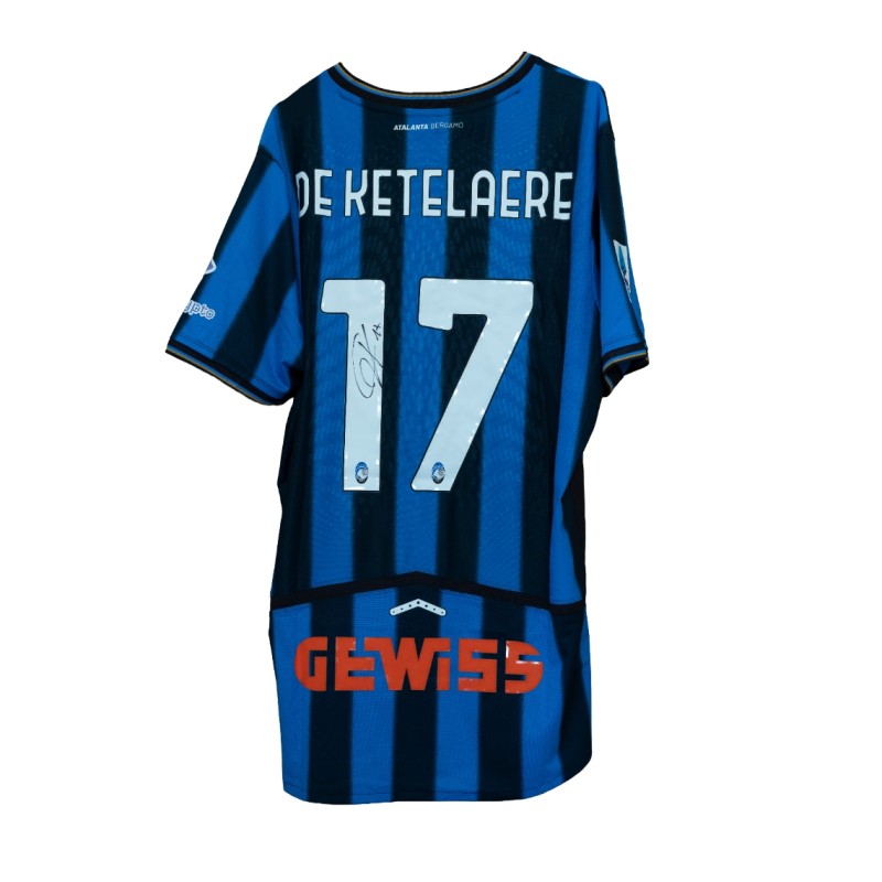 Charles De Ketelaere's Atalanta Official Shirt, 2025/26 - Signed