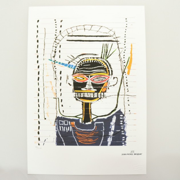 Basquiat Signed Lithograph