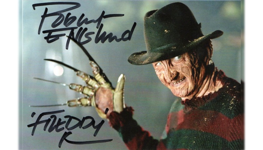 Photograph Signed by Actor Robert Englund