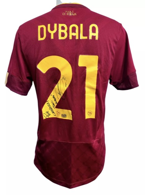 Dybala's Roma Signed Official Shirt, 2022/23