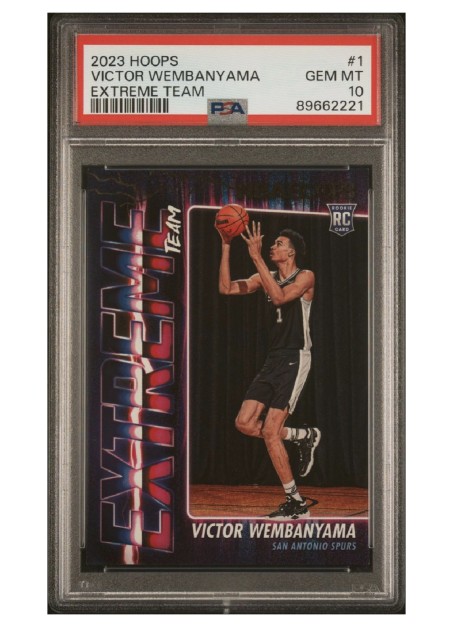 Victor Wembanyama Carta Rookie Firmata