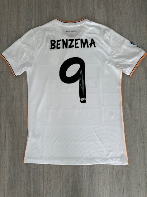 Benzema's Real Madrid 2013/14 Signed Shirt 