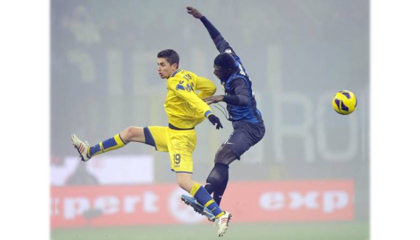 Jorginho's Worn and Signed Shirt, Inter-Verona 2012 