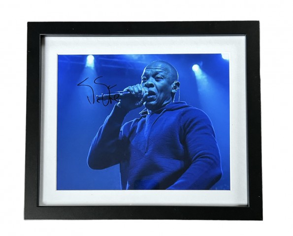 Dr. Dre Signed and Framed Photograph