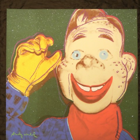 Andy Warhol "Howdy Doody" Signed Limited Edition with CMOA Stamp