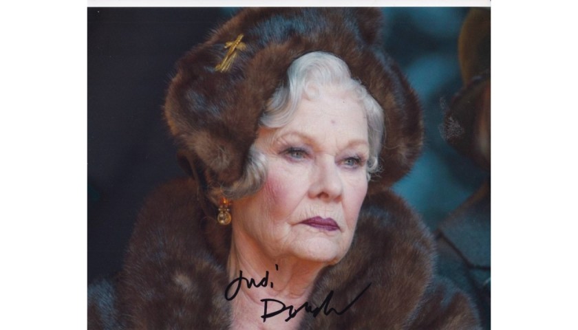 "Murder on the Orient Express" - Photograph Signed by Judi Dench