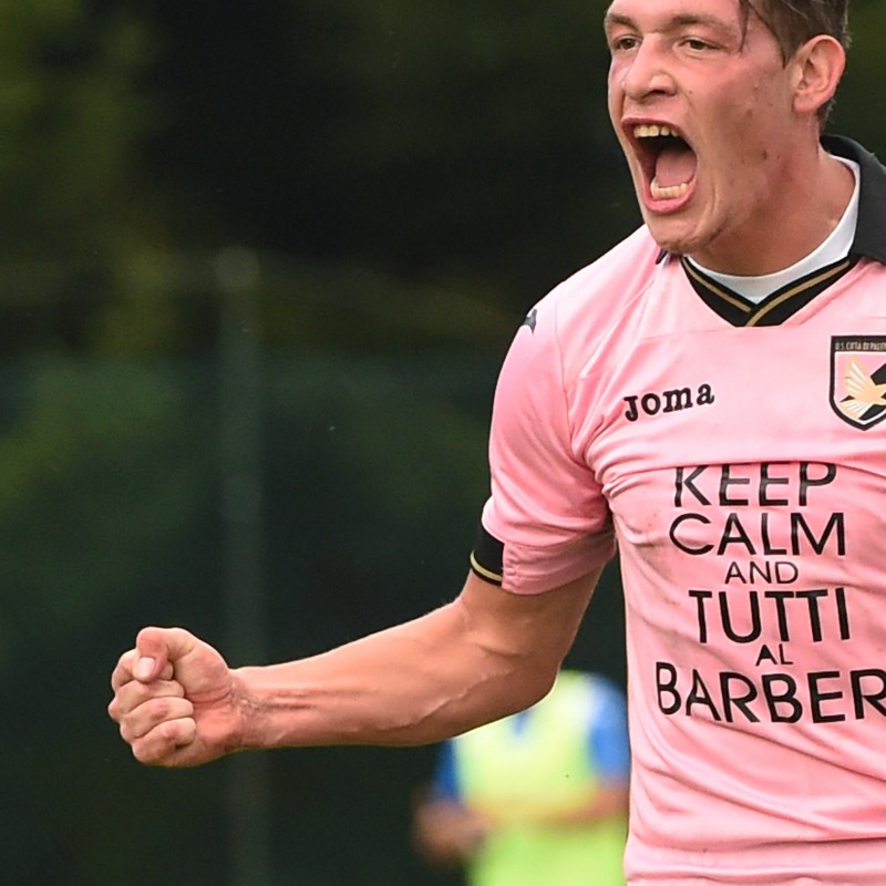 Belotti "limited edition" match worn shirt with U.S. Palermo