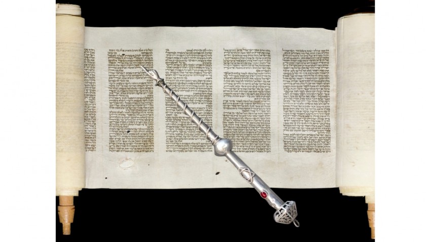 Silver Yad Pointer for Torah, 1879