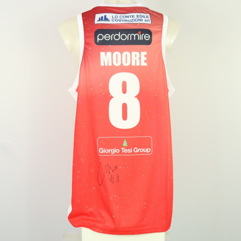 Moore's Signed Unwashed Kit, Vanoli Basket Cremona vs Estra Pistoia 2024
