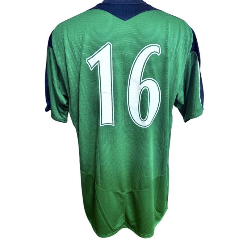 Northern Ireland vs Poland Match-Worn Shirt, FIFA World Cup 2006 Qualifiers