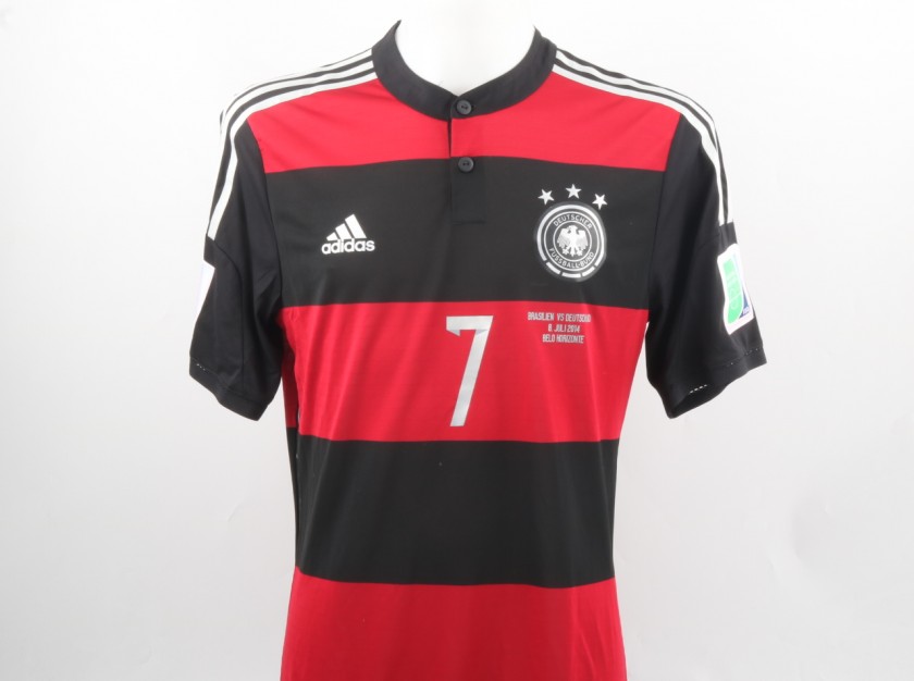 Bastian Schweinsteiger Match issued/worn Shirt, Brasil-Germany 8/07/14
