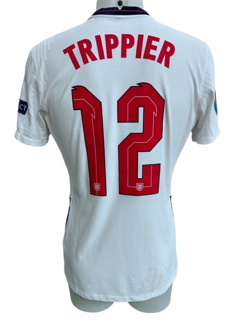 Trippier's Match-Worn Shirt, England vs Italy 2021 - Finale EURO