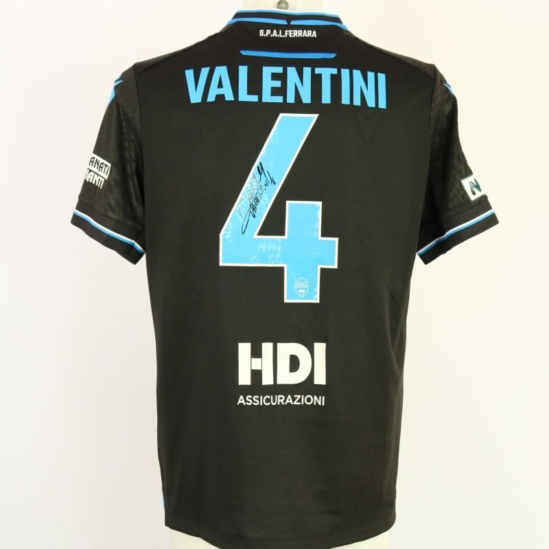 Valentini's unwashed Signed Shirt, Entella vs SPAL 2024 