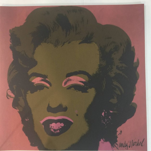 Andy Warhol "Marilyn" firmata