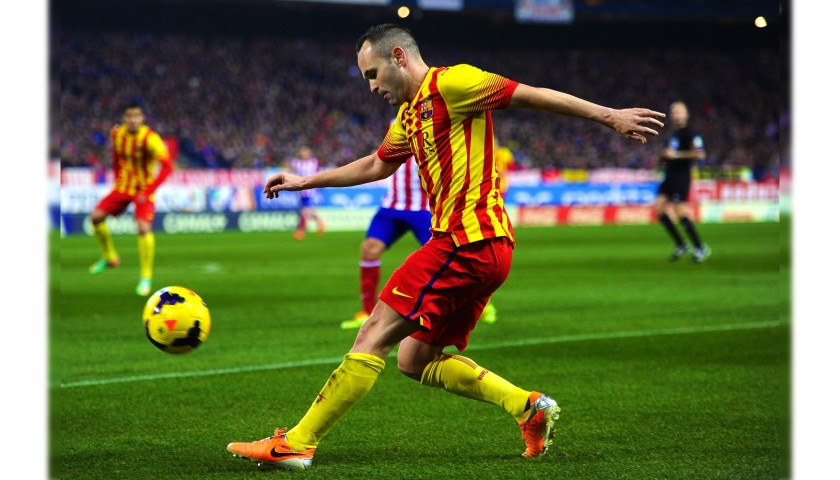 Iniesta's Official Barcelona Signed Shirt, 2013/14