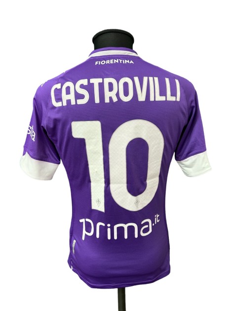 Castrovilli's Fiorentina Issued Shirt, 2020/21