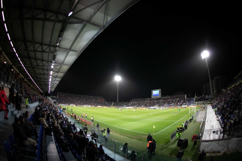 Enjoy the Cagliari vs Verona Match from the Blue Stand + Walkabout Museum and Locker Rooms