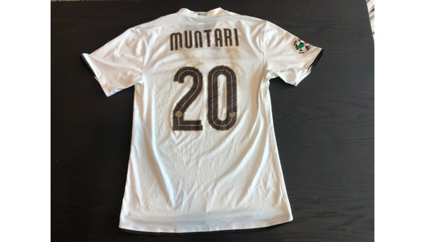 Muntari's Worn and Unwashed Inter Shirt, 2008/09 