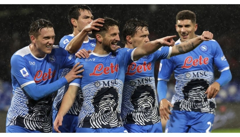 Napoli Official Shirt, 2021/22 - Maradona Game Limited Edition -  CharityStars