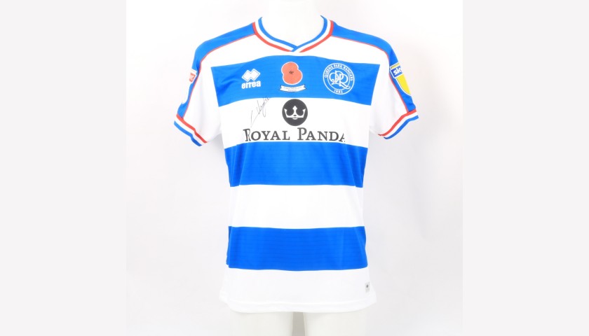 Chair's Queens Park Rangers Match-Issued Signed Poppy Shirt 