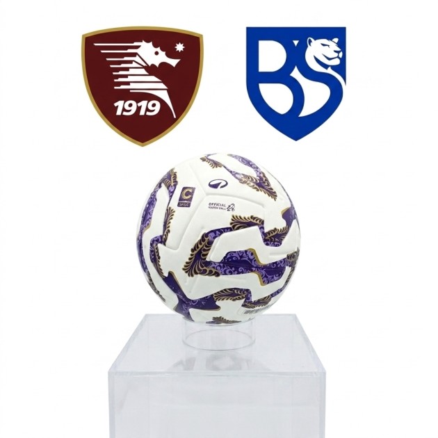 First Goal Serie C Play-Off Signed Match-Ball, Salernitana vs Union Brescia 2026
