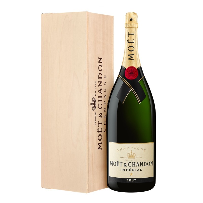 Bottle Moët & Chandon Brut Impérial Jeroboam Caisse Bois