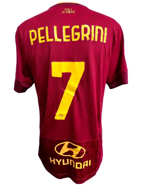 Pellegrini's Roma Issued Shirt, 2021/22