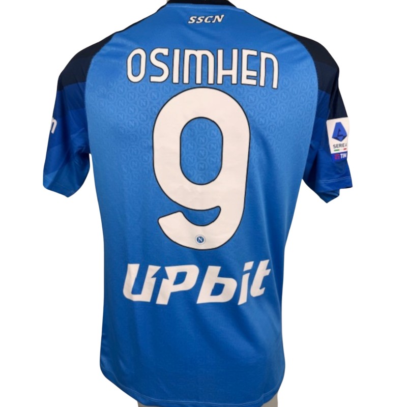 Osimhen's Napoli Match-Issued Shirt, 2022/23