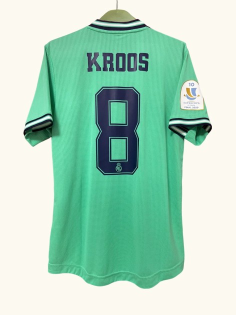 Toni Kroos's Real Madrid Supercopa de España Semi-Finals Match Shirt, vs Valencia