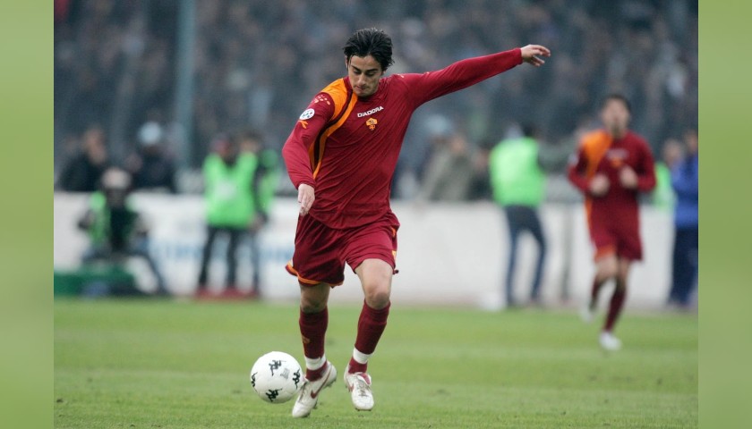 Aquilani's Roma-Parma Signed Match Shirt, 2005