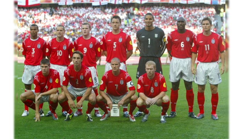 Neville's Official England Signed Shirt, 2004