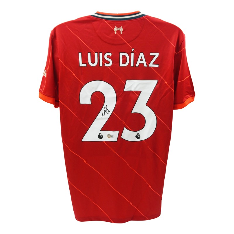 Luis Diaz's Liverpool FC Signed Replica Shirt