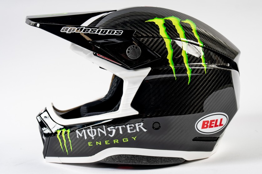 Casco autografato di Garrett Marchbanks