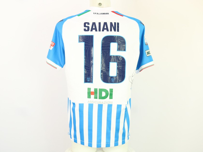 Saiani's unwashed Signed Shirt, SPAL vs Carrarese 2024 